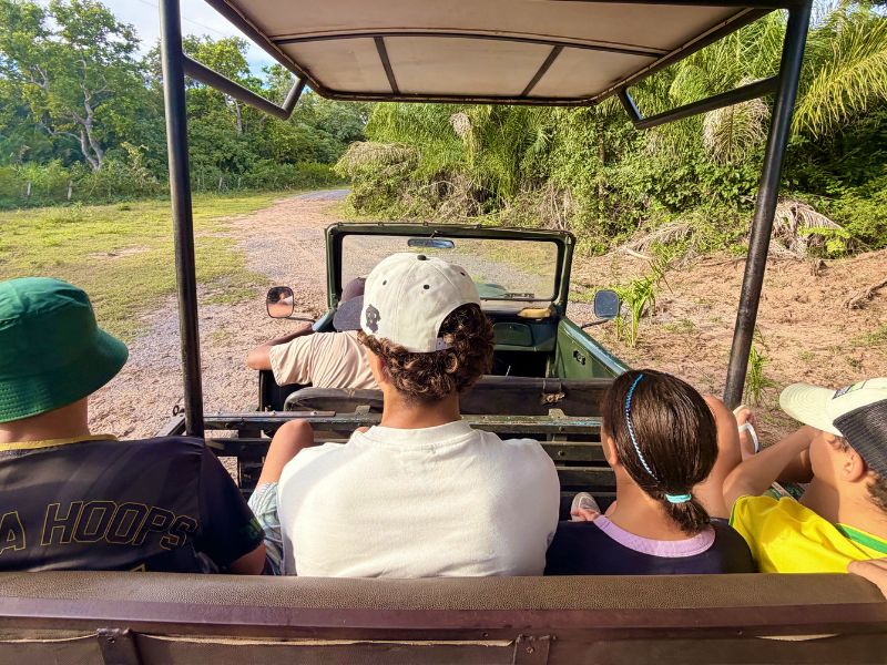 Safari met kinderen Pantanal Brazilie