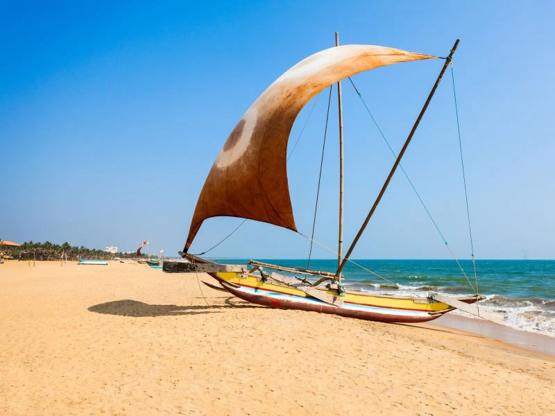 strand bij negombo