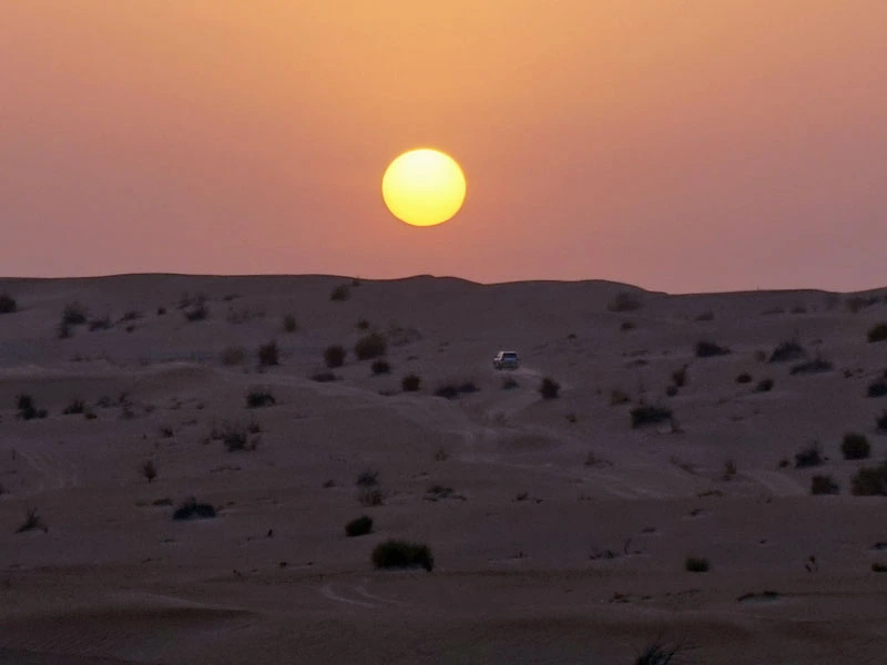 Optionele woestijnsafari zonsondergang - Dubai met kinderen