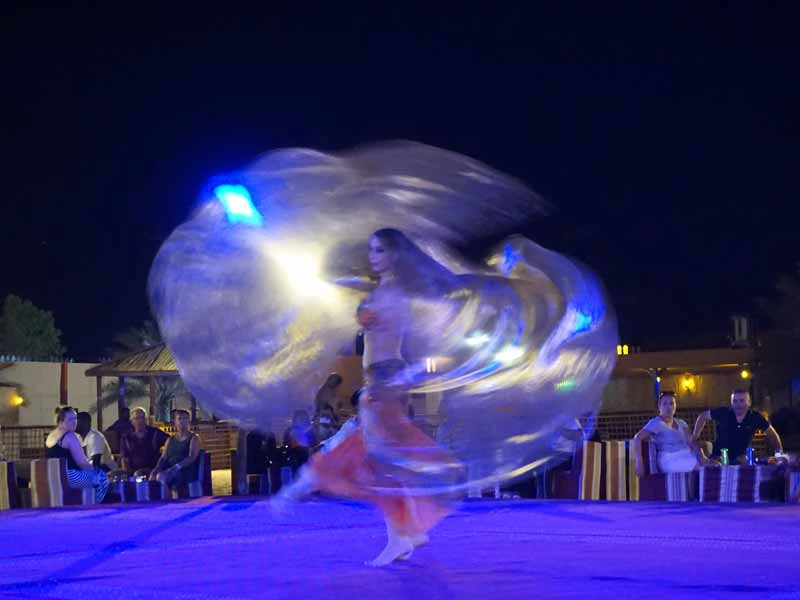 Optionele woestijnsafari buikdanseres- Dubai met kinderen