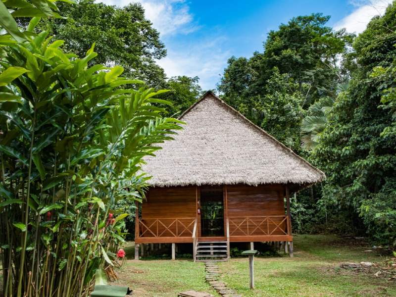 Bungalow in de Amazone