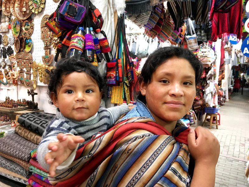 Peru - Chinchero markt