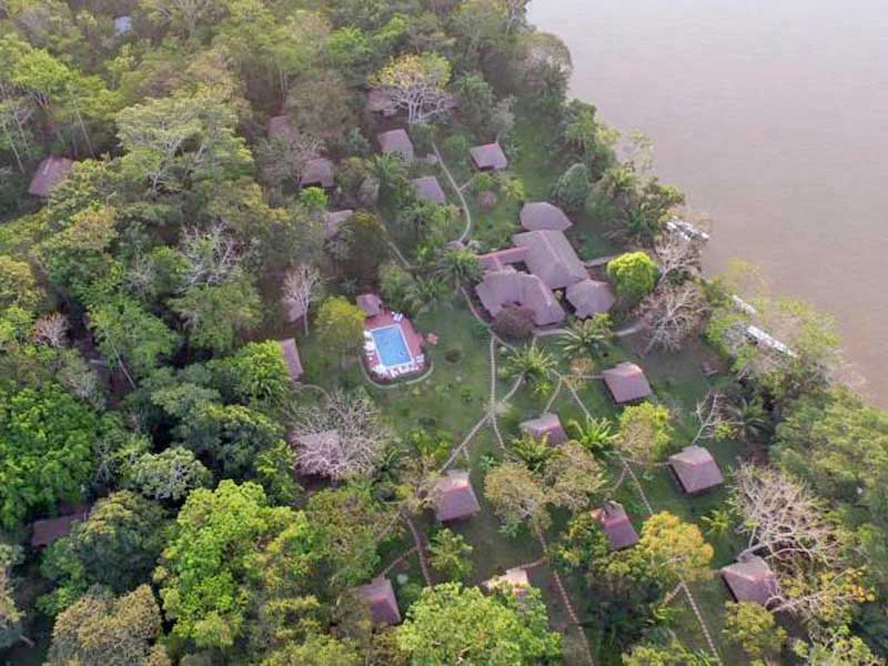 Amazone Peru Kids - jungle lodge arial