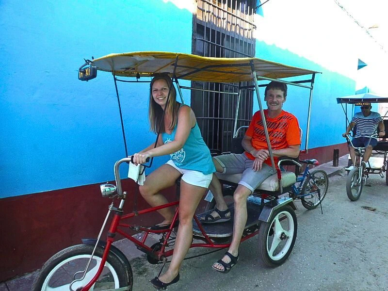 Bici taxi Cuba Trinidad