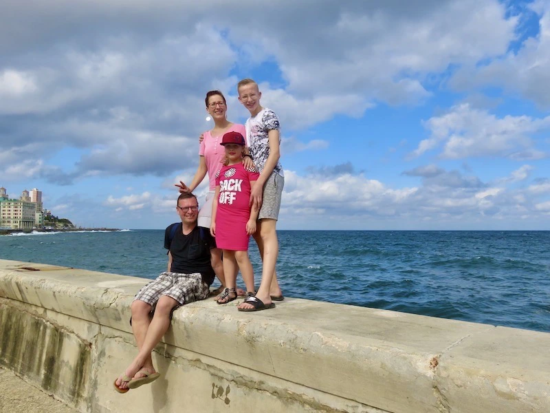 Cuba Havana met kinderen