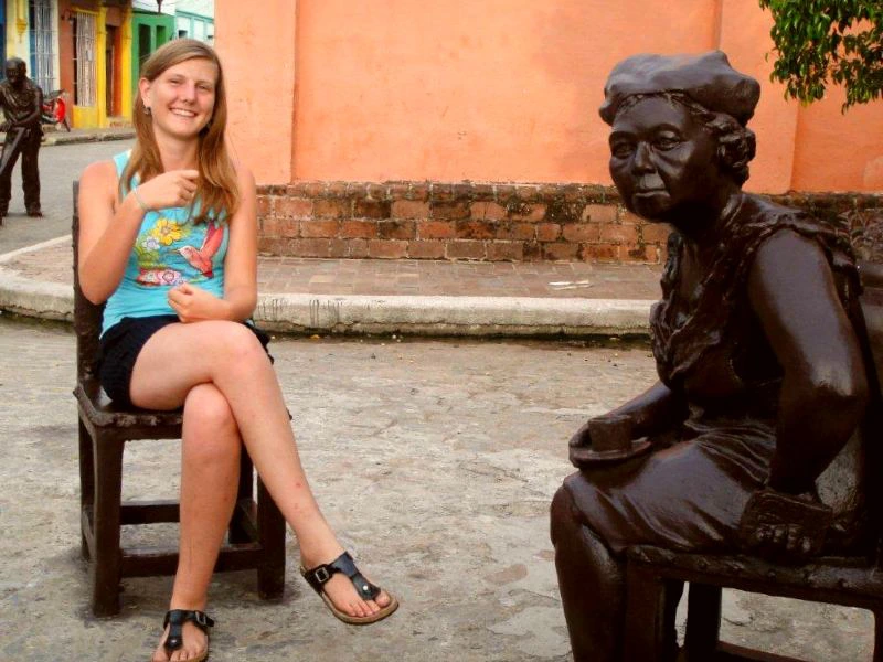 Camagüey met kinderen - pleintje
