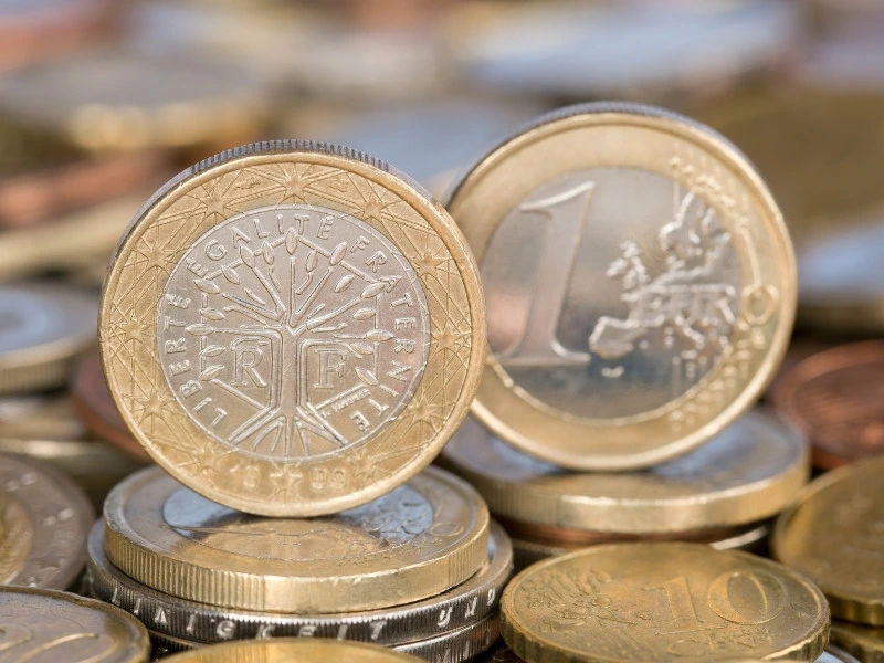 euromunt in Frankrijk