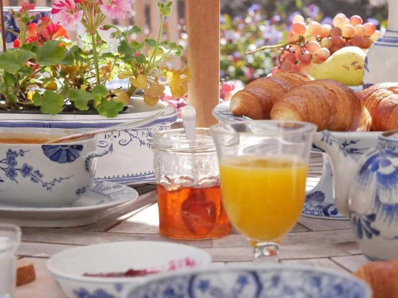 Frankrijk Loire - hotel ontbijt