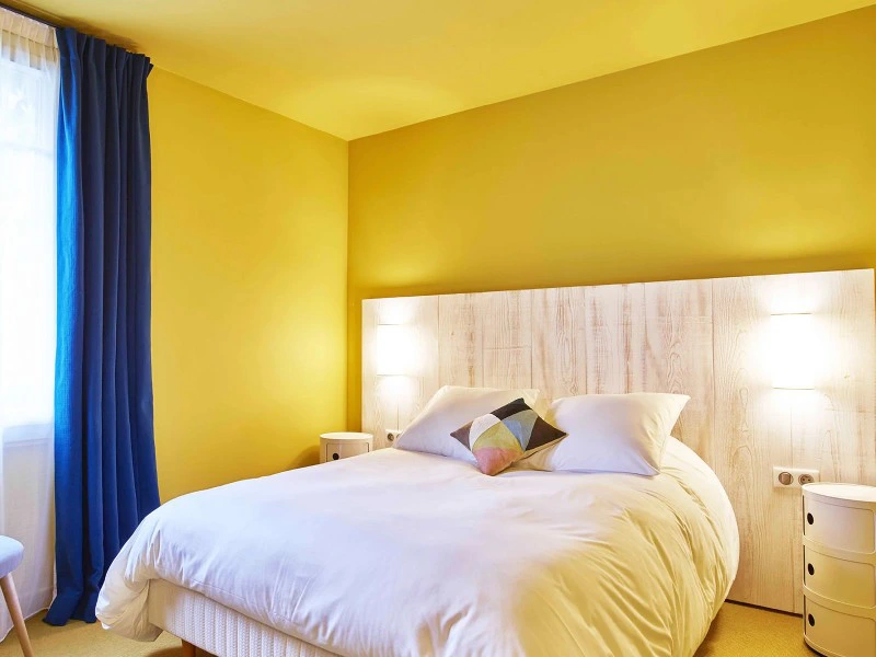 Frankrijk Beaune - hotel slaapkamer