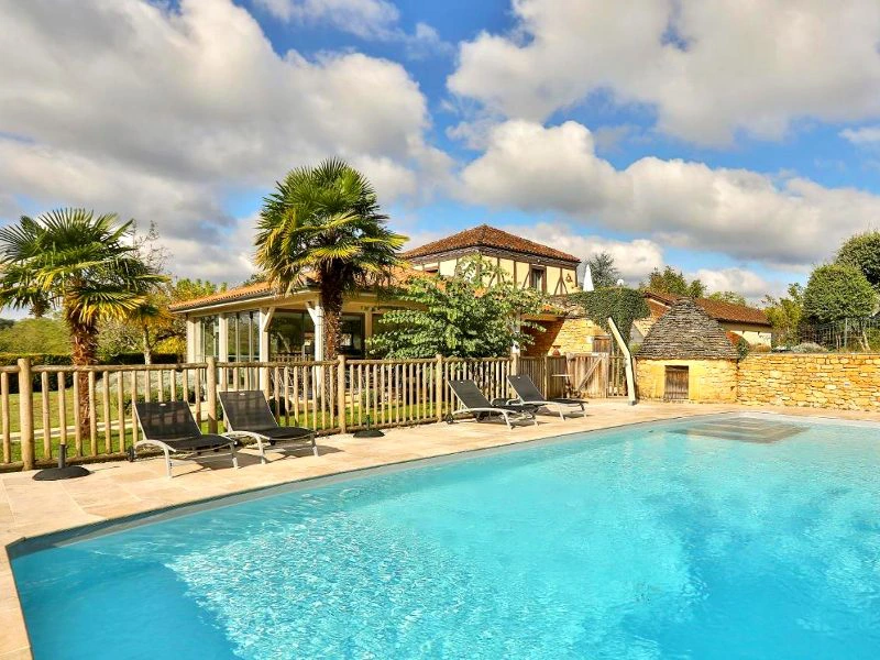 Frankrijk Dordogne - hotel zwembad