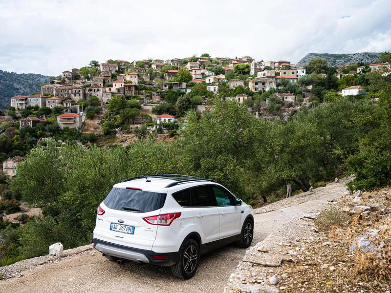 Queparo historisch dorp Albanese Riviera