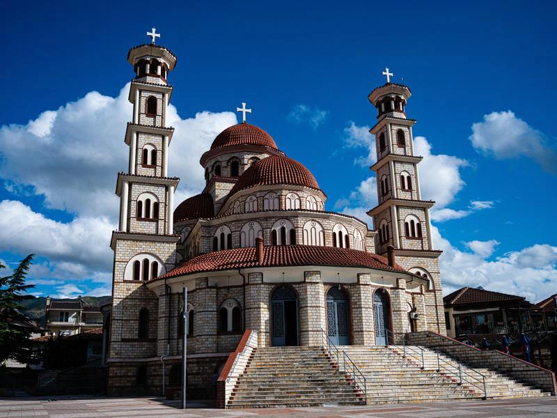 Albanië Korce - orthodoxe kerk