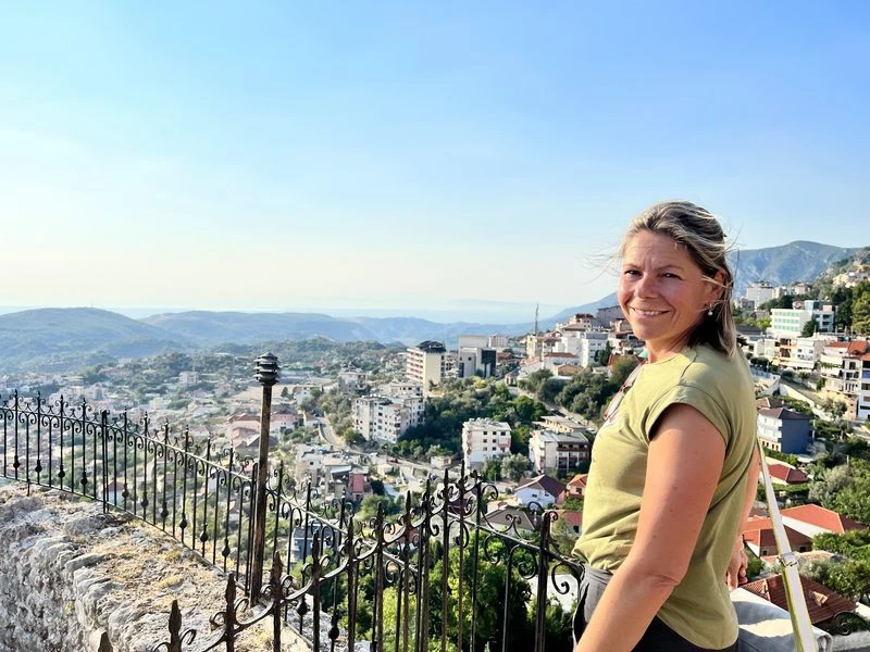 Krujë Albanië uitzicht