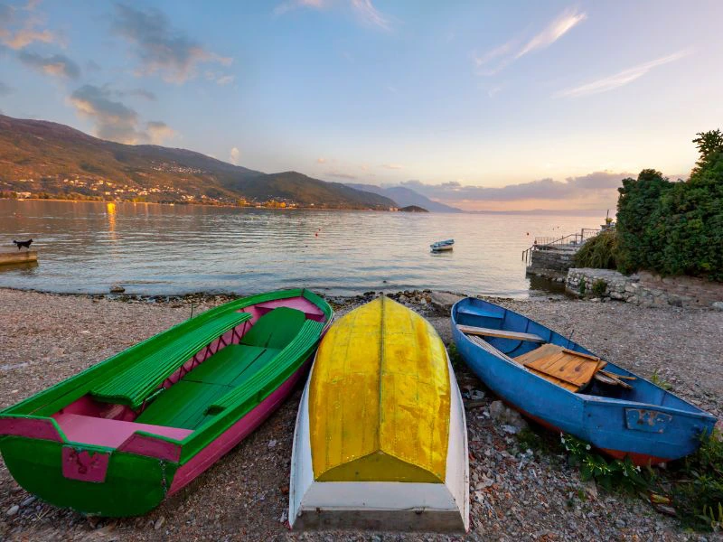 kajakken meer van ohrid