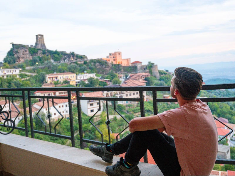 kruje hotel uitzicht