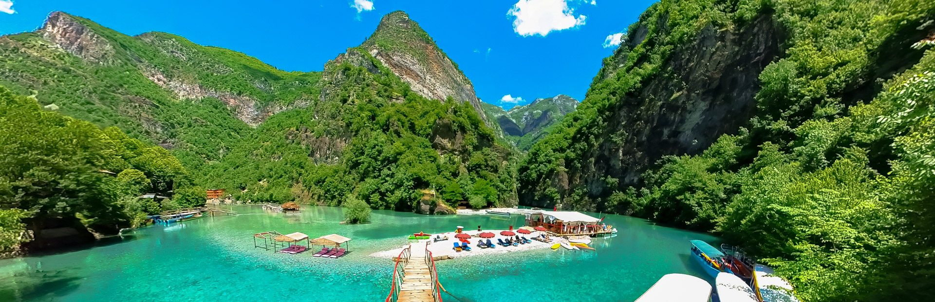 Komani Lake Albanie