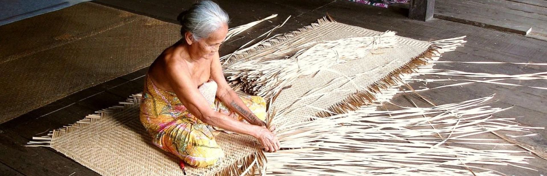 Iban stam Borneo - Thuis