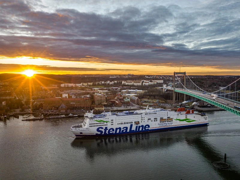 De ferry van Kiel naar Goteburg