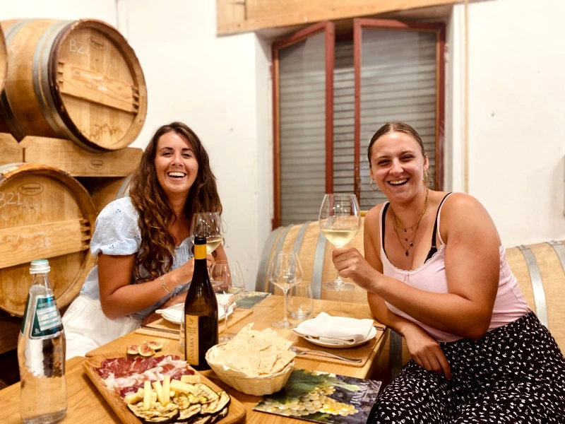 Wijnproeverij Italie, sicilie