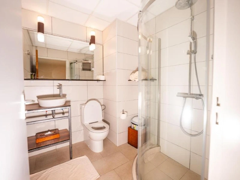 Badkamer hotel Paramaribo Suriname