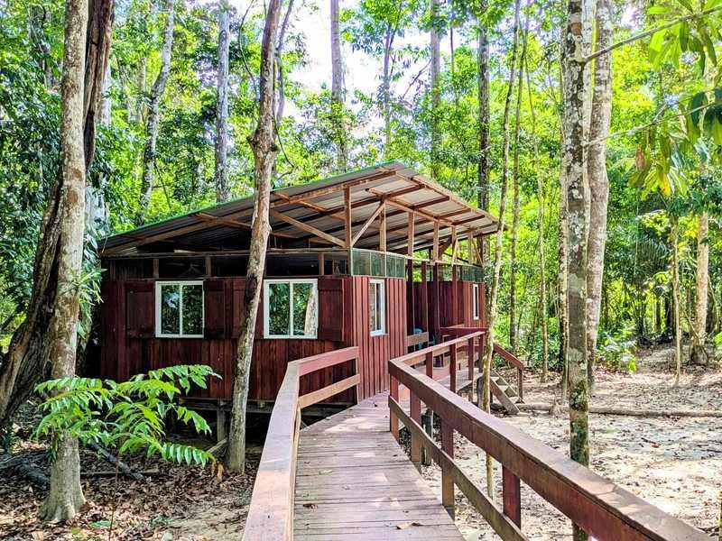 Accommodatie aan de Saramaccakreek