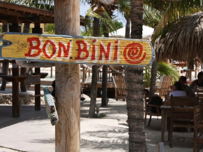 Bon bini bordje Aruba