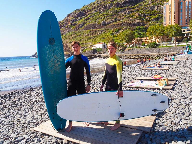 surfen madeira