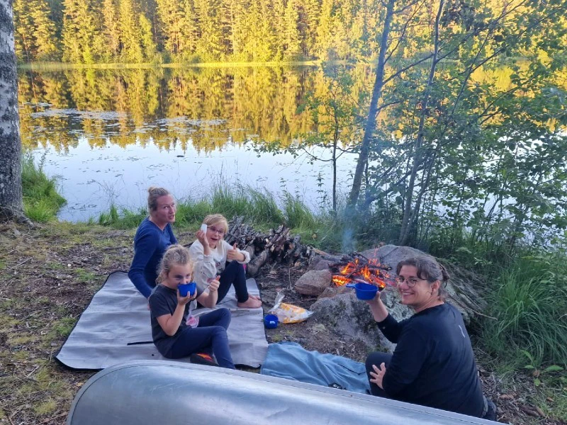 Kanoën en awildkamperen
