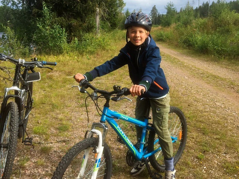 Mountainbiken in Zweden