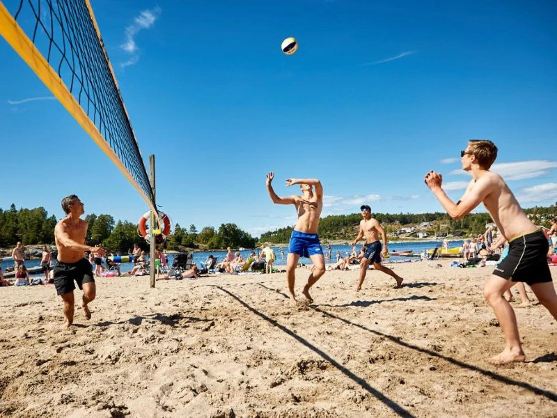 west zweden beach volleybal kinderen