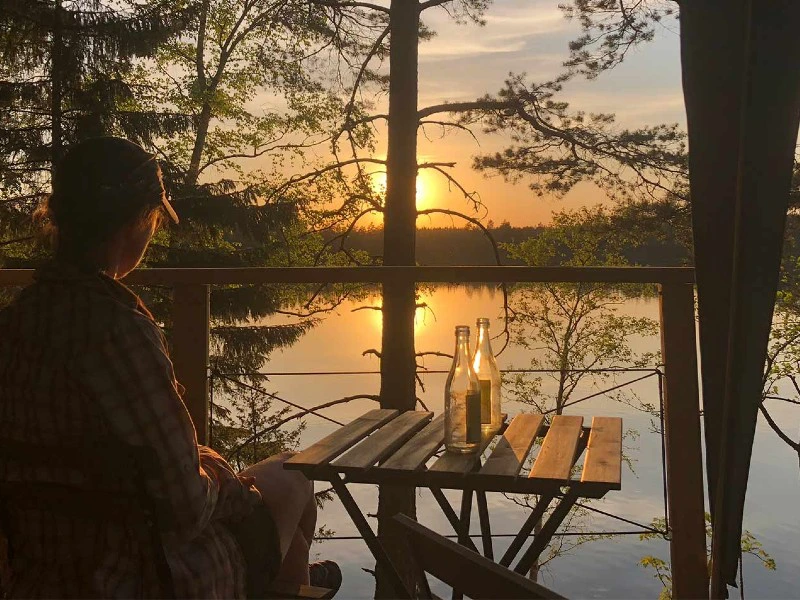 Uitzicht vanaf je tent