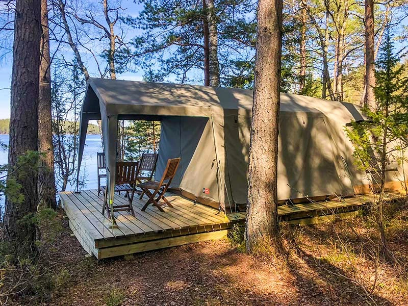 Glamping tent