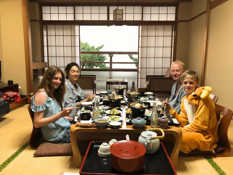 Thuis bij een homestay - Japan