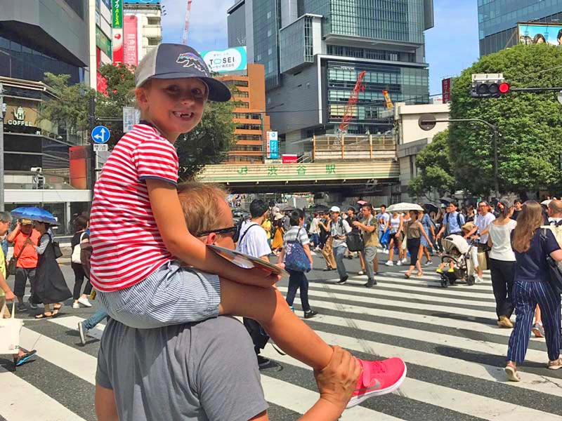 Tokio met kinderen