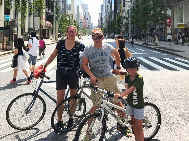 Fietstour in Tokyo