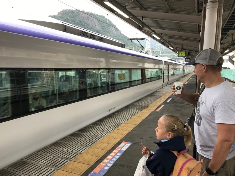 japan hogesnelheidstrein familie reizen