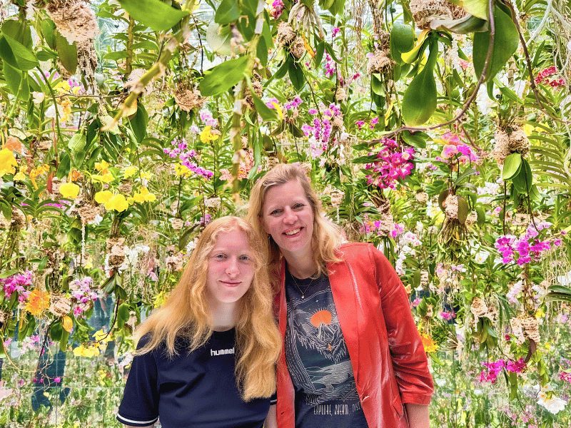 Familie in Tokyo TeamLab
