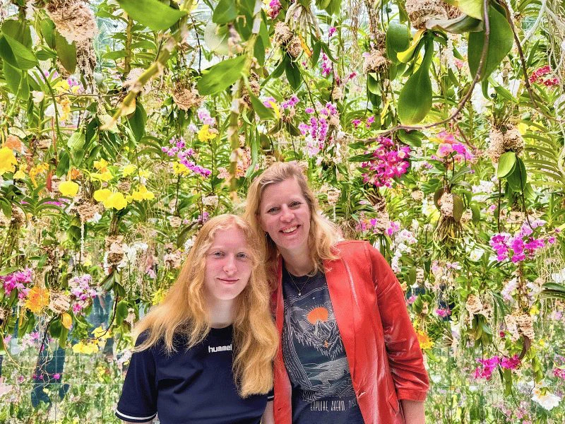 Familie in Tokyo TeamLab