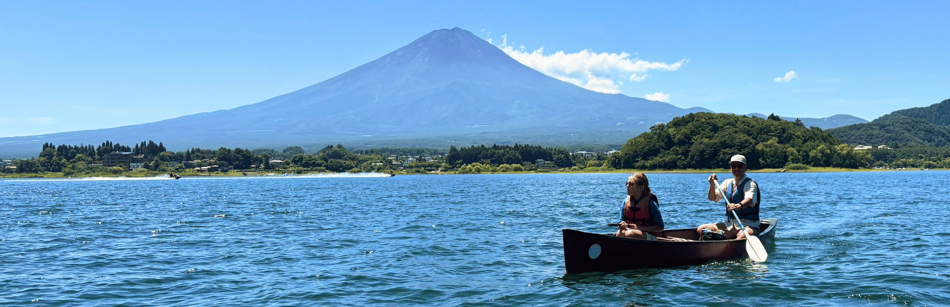 Kanoën in Kawaguchiko