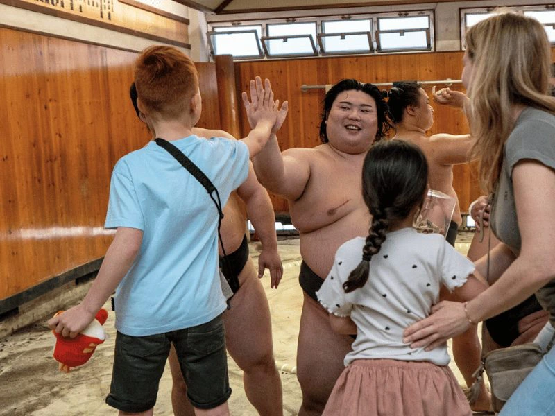 Sumo training Tokyo