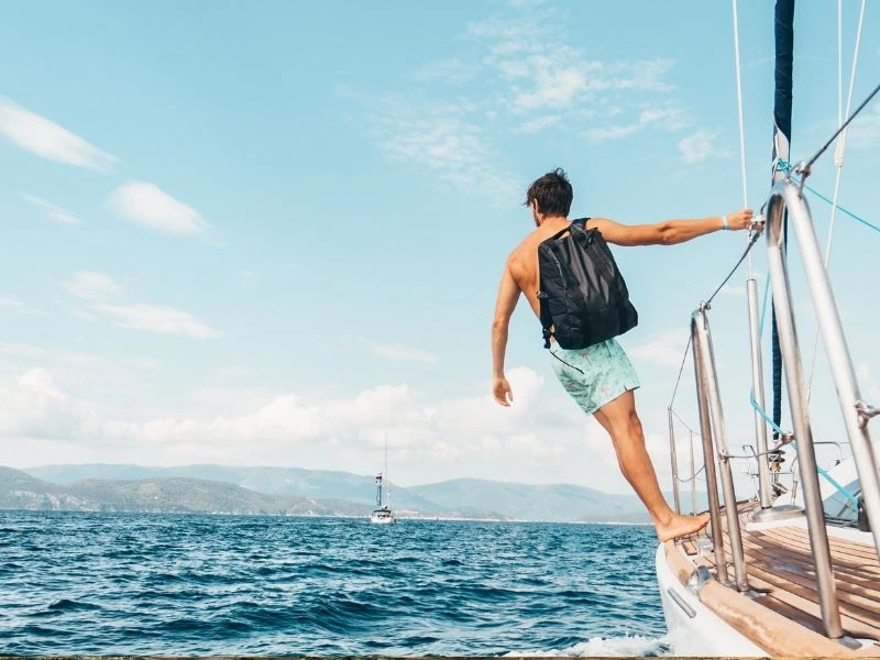 zeilen in Kaapverdie