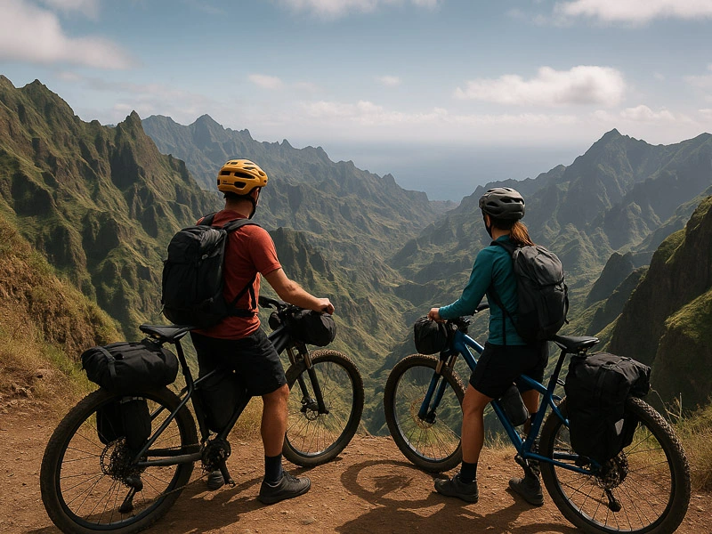 mountainbiken santo antao kaapverdie