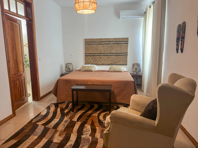 Slaapkamer in Praia