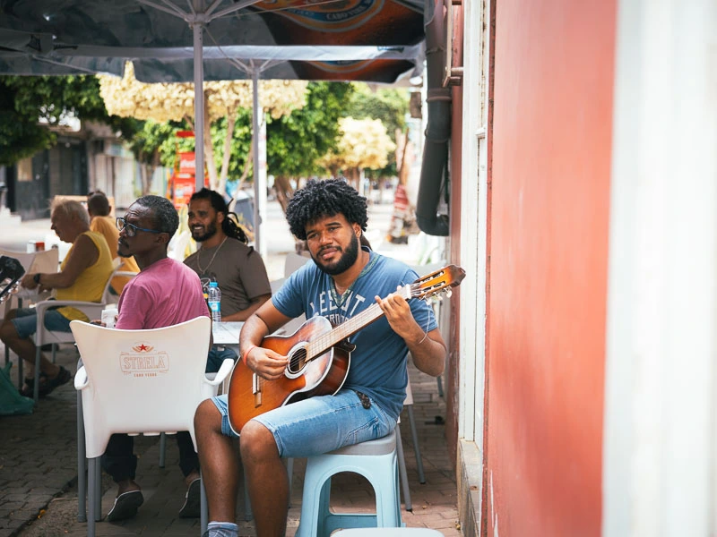 muziek maken in Mindelo