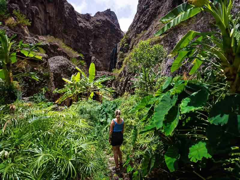 De waterval bij Ribeira da Torre