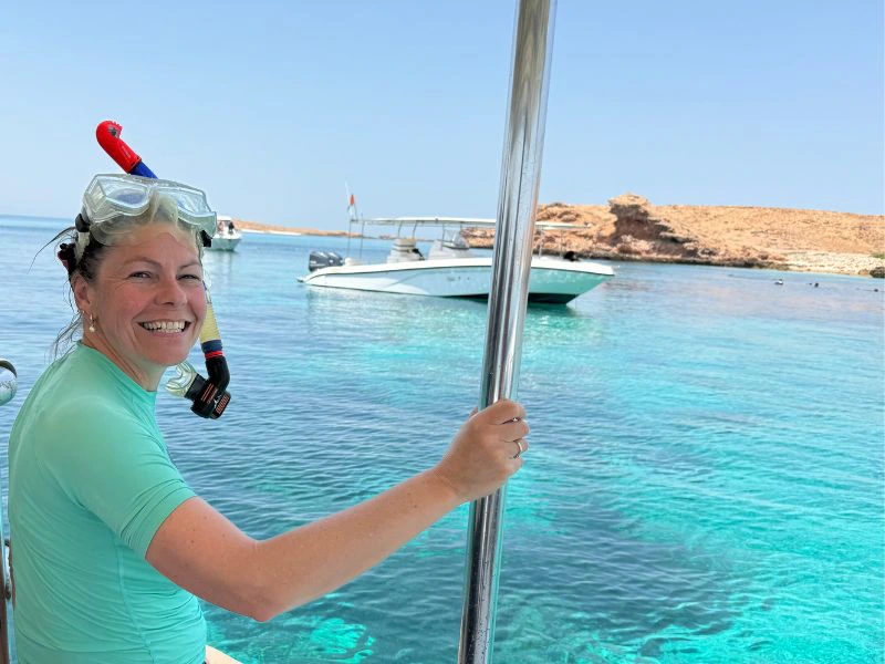 Snorkelen op de tropische Daymaniyat eilanden in Oman