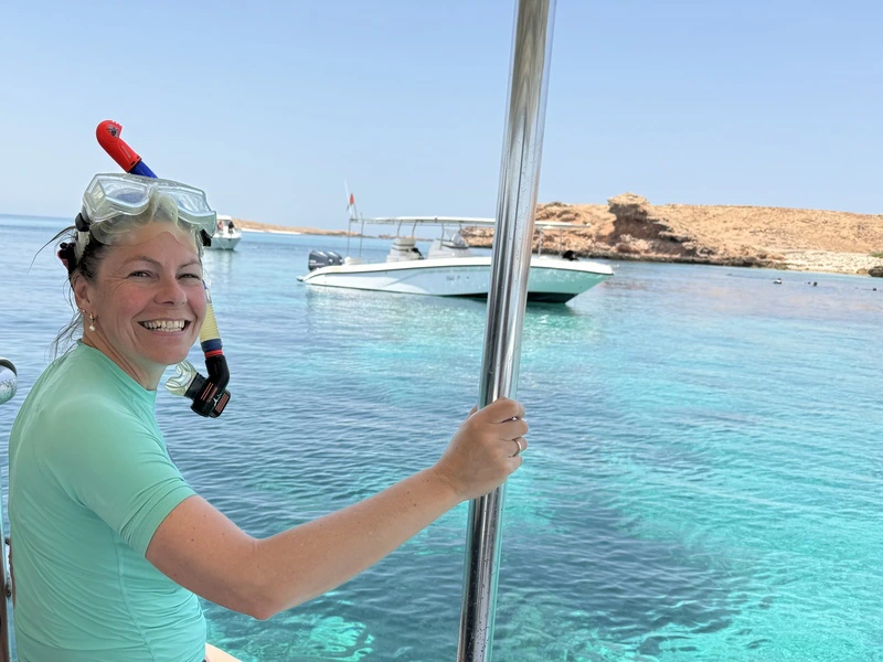 Reiziger Daymaniyat eilanden, Oman