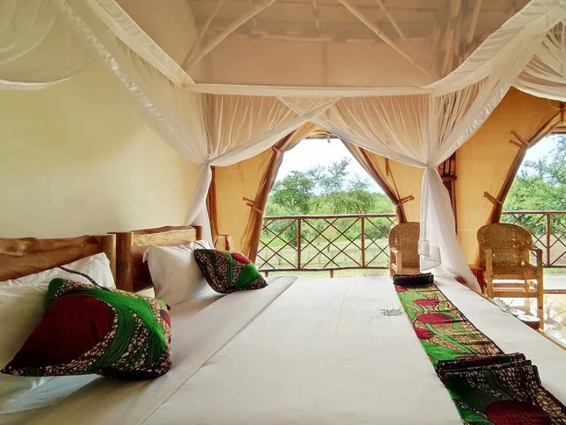Uganda Murchison Falls slaapkamer
