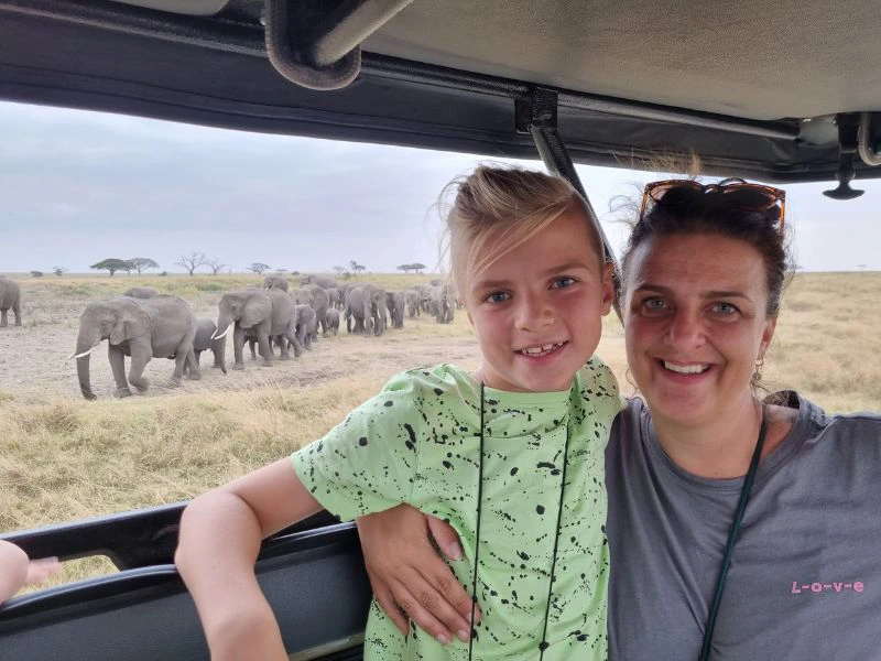 Oeganda met kinderen