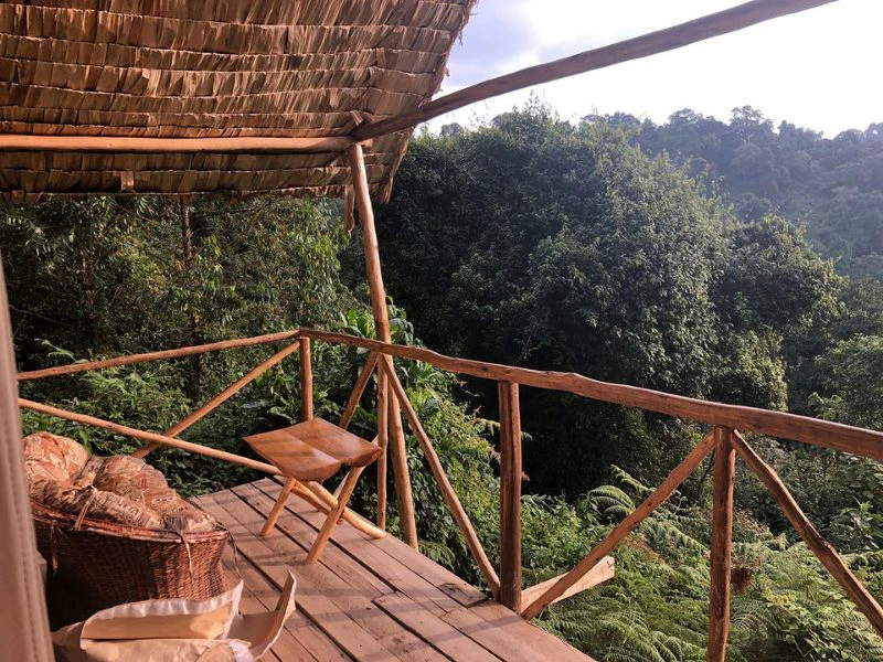 Oeganda Bwindi terras uitzicht